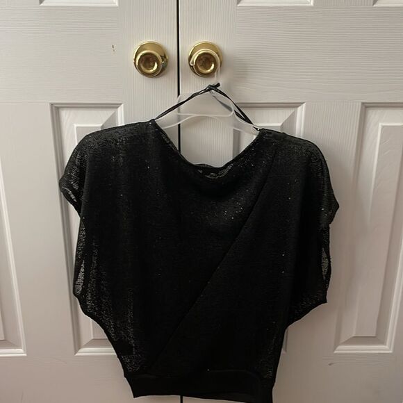 Black Sheer Top - Picture 3 of 4